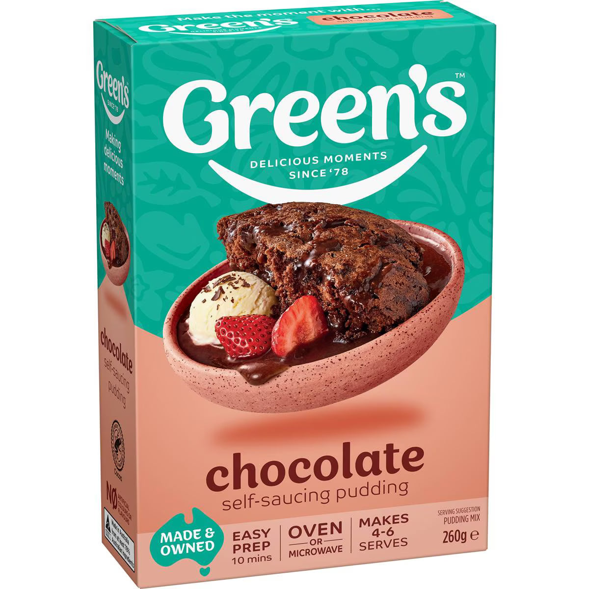 Green's Pudding Chocolate Sponge 260g