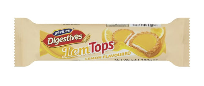 McVitie's Digestives Tops LemTops 100g