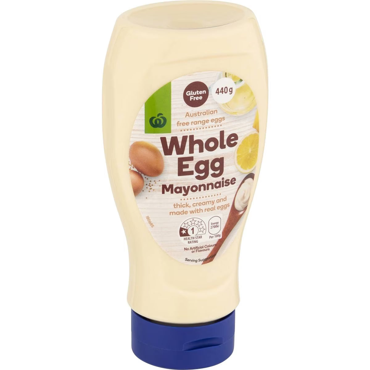 Woolworths Whole Egg Mayonnaise 440g