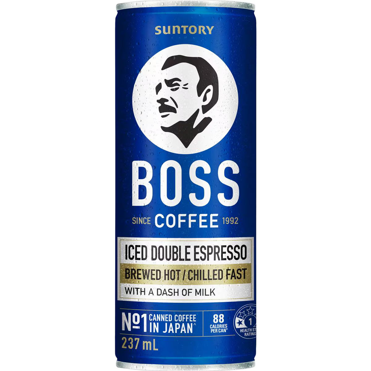 Suntory Boss Iced Coffee Double Espresso 237mL