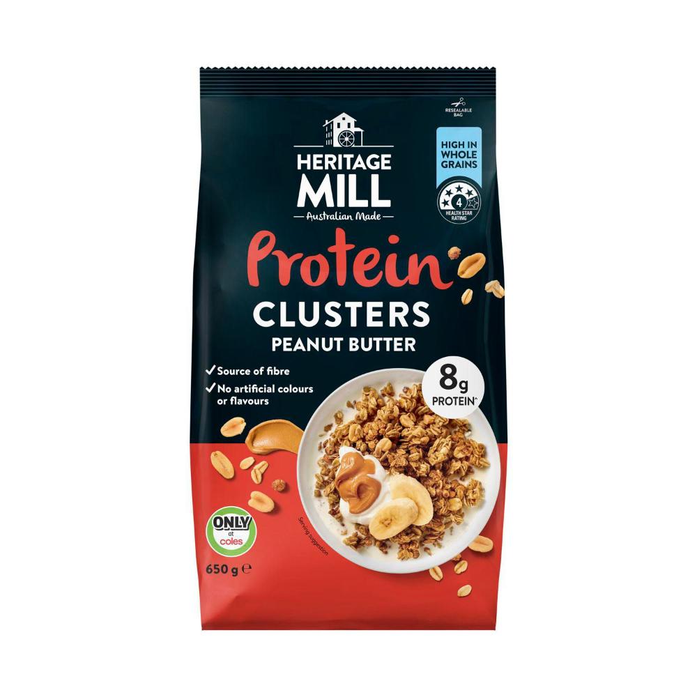 Heritage Mill Protein Clusters Peanut Butter