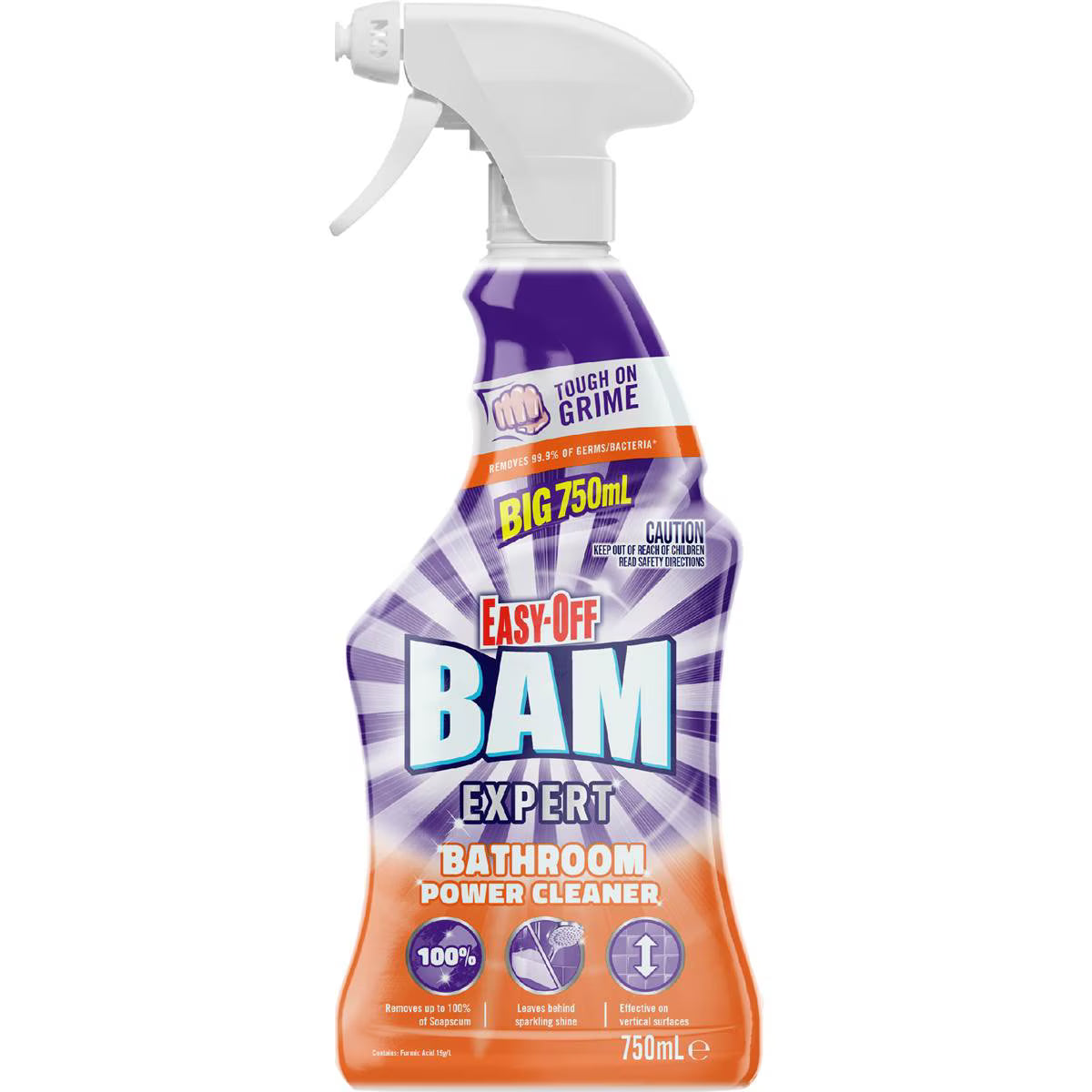 Easy Off Bam Bathroom Cleaning Spray 750mL