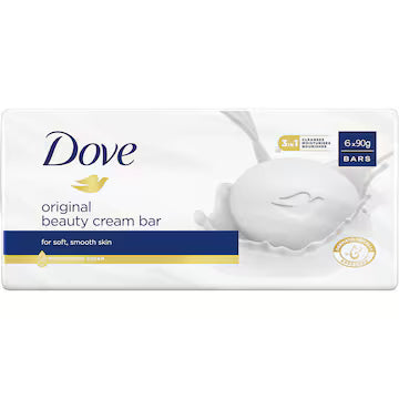 Dove Beauty Cream Bar Original 90g x 6 pack