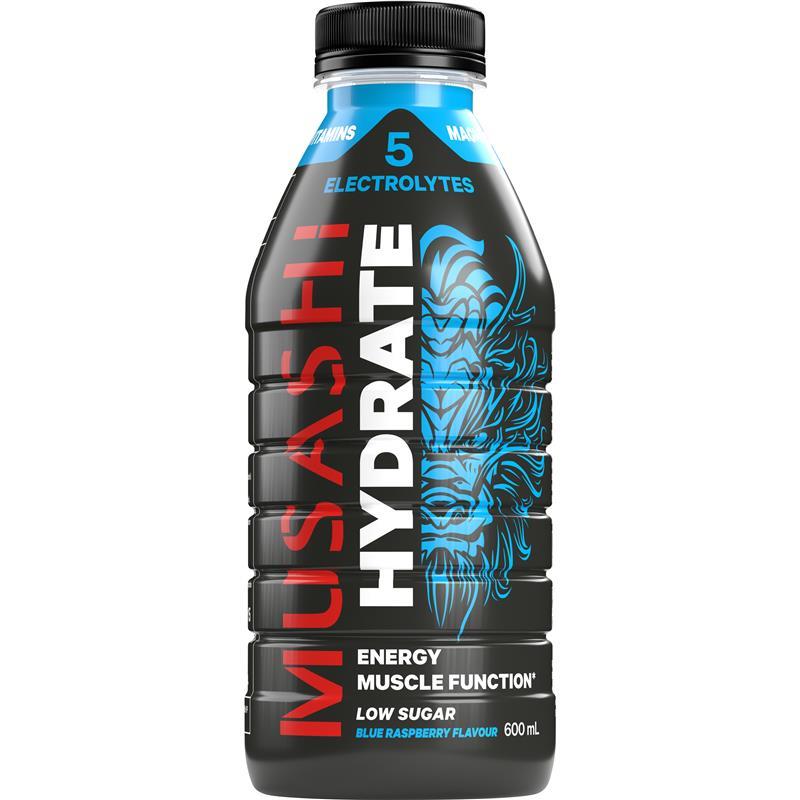 Musashi Hydrate Drink Blue Raspberry | 600mL