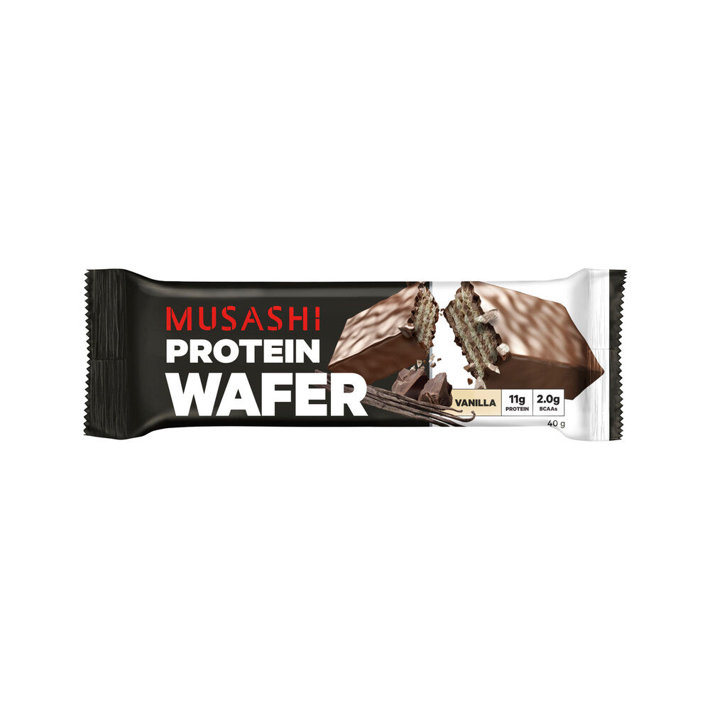 Musashi Wafer Protein Bar Vanilla 40g