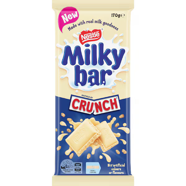 Milkybar Crunch Chocolate Block 170g