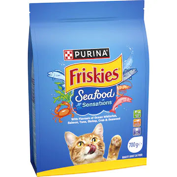 Friskies Seafood Sensation Dry Cat Food 700g