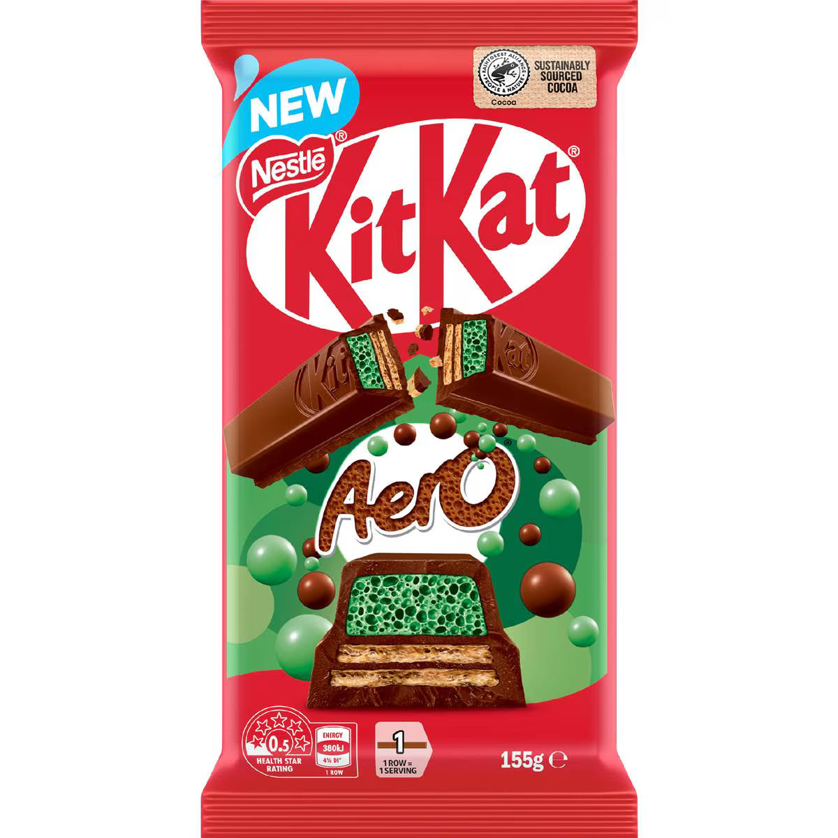 KitKat Aero Mint Chocolate Block 155g