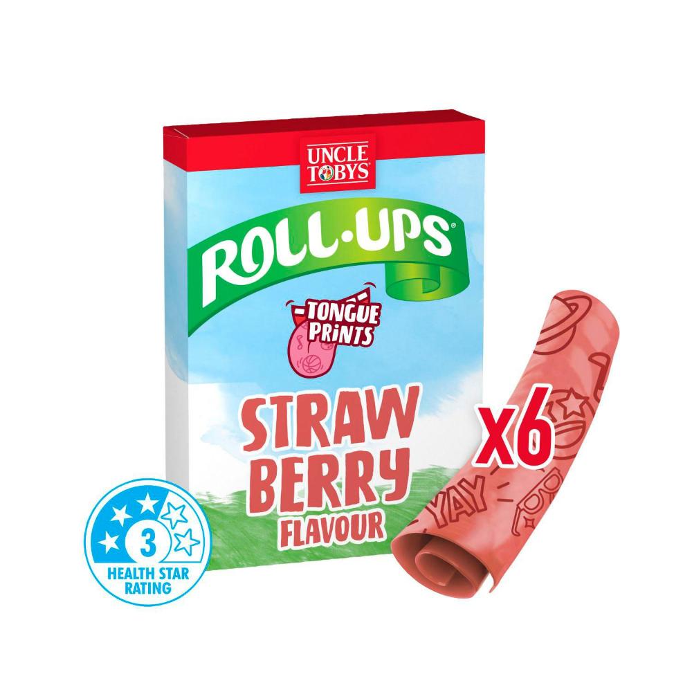 Uncle Tobys Groovy Grape Roll Ups School Lunchbox Snacks 94g
