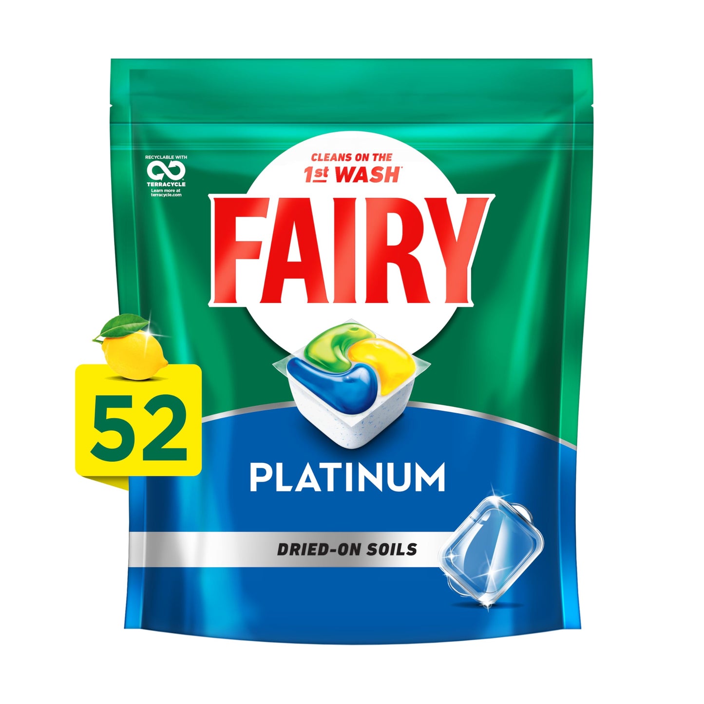 Fairy Platinum Dishwashing Tablets 52 pack