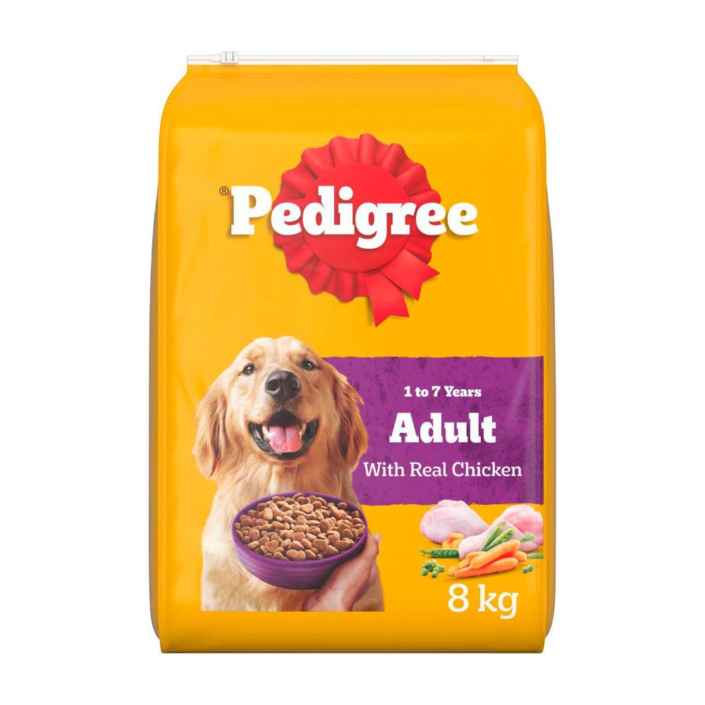 Pedigree Adult Dry Dog Food with Real Chicken | 8kg