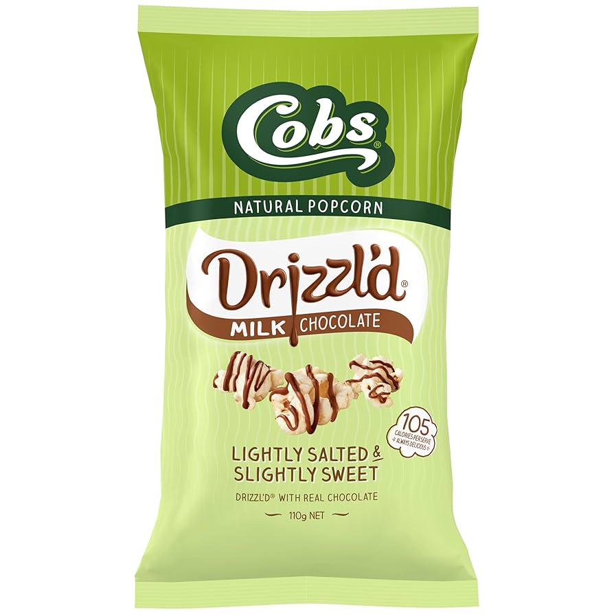 Cobs Drizzld Popcorn Sweet Milk Chocolate | 110g