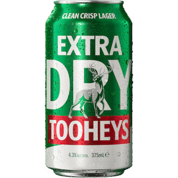 Tooheys Extra Dry Can 375mL