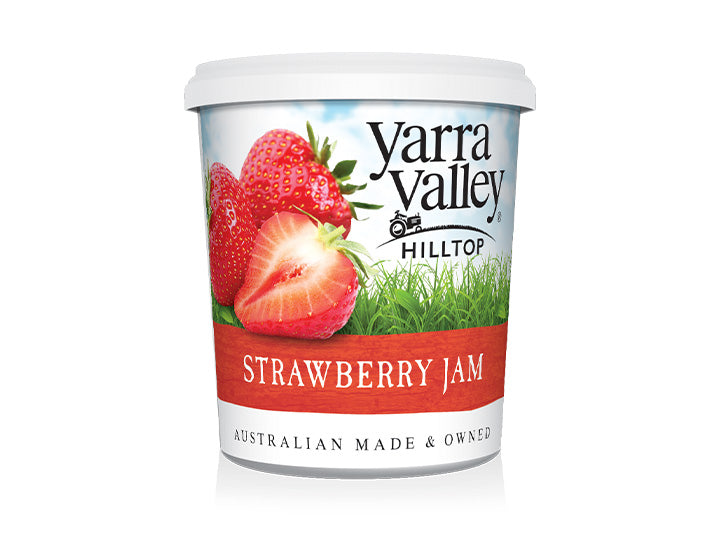 Yarra Valley Hilltop Strawberry Jam 475g