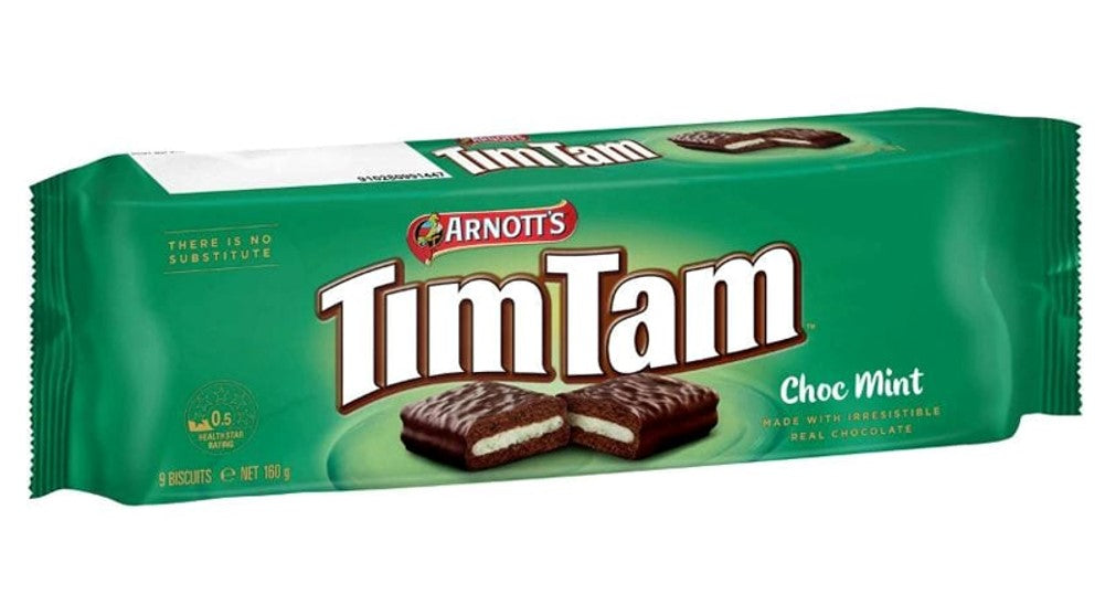 Arnott's Tim Tam Choc Mint 165g