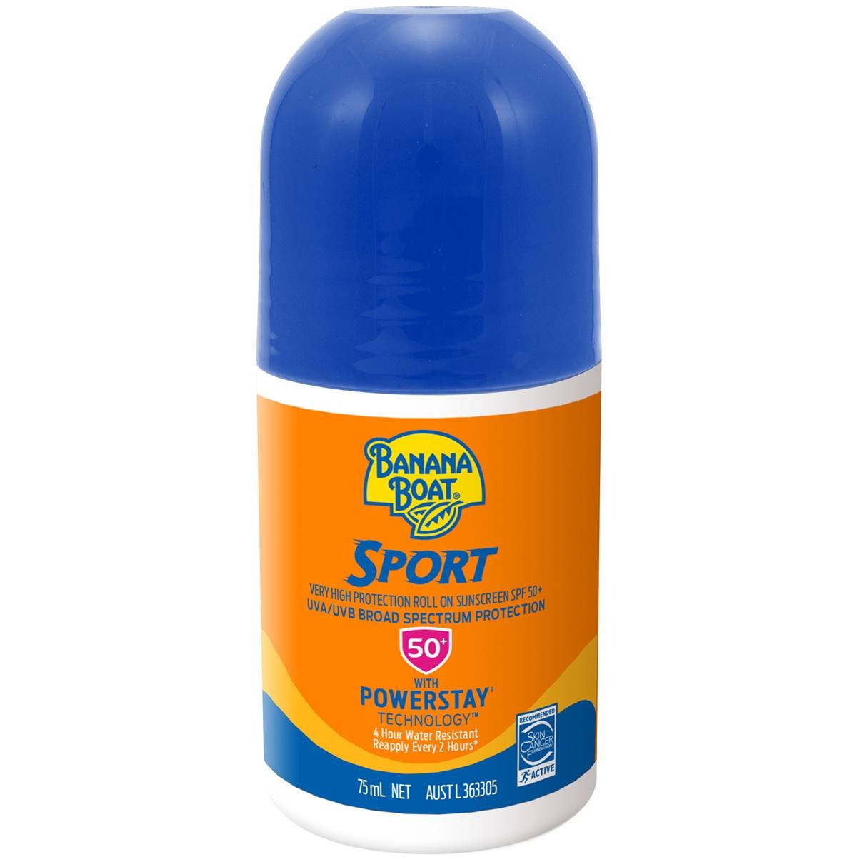 Banana Boat Sport SPF50+ Sunscreen Roll-On 75ml