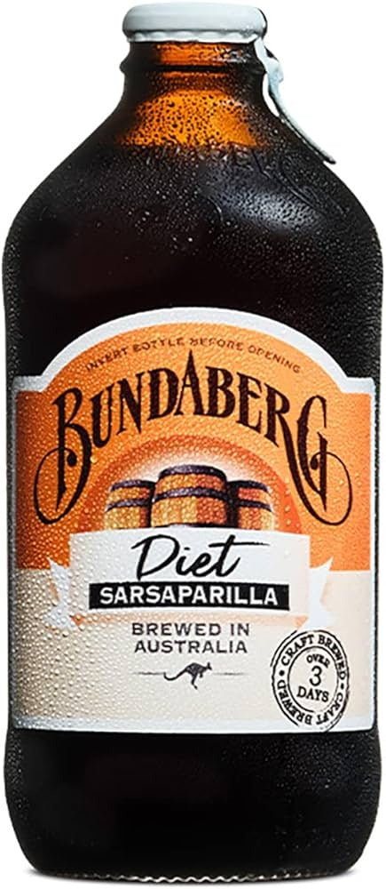 Bundaberg (4pk) Sarsaparilla Diet 375ml