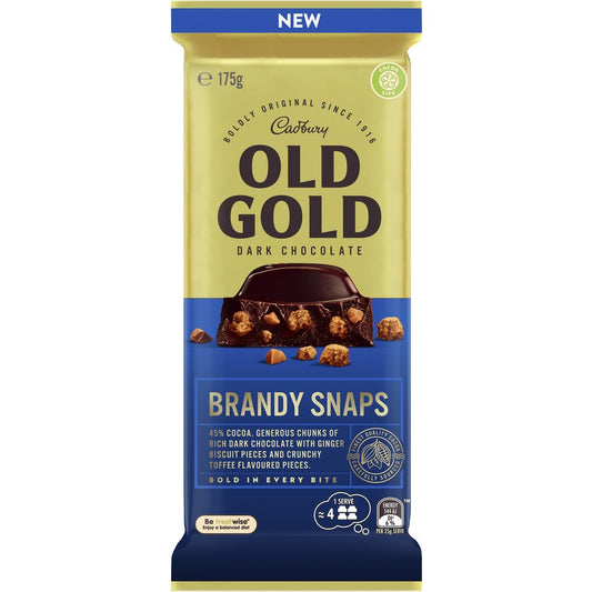 Cadbury Block Old Gold Brandy Snaps 175g