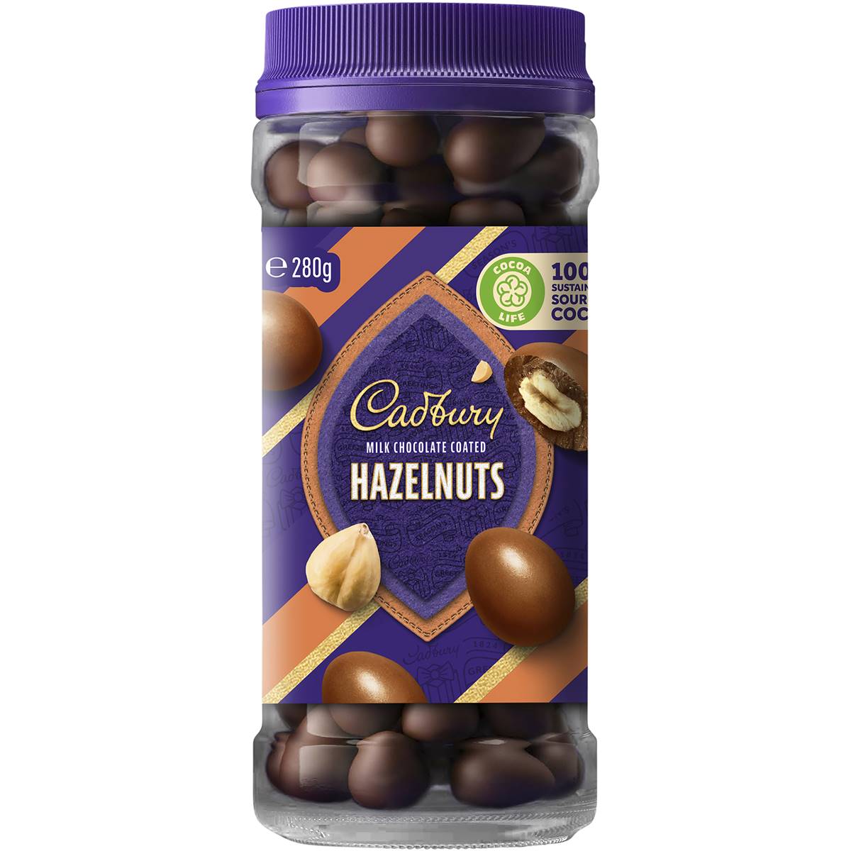 Cadbury Milk Chocolate Coated Hazelnuts 280g