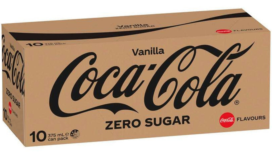 Coca-Cola (10pk) Vanilla Zero Sugar 375ml