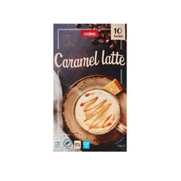 Coles Latte Caramel (10pk) 170g