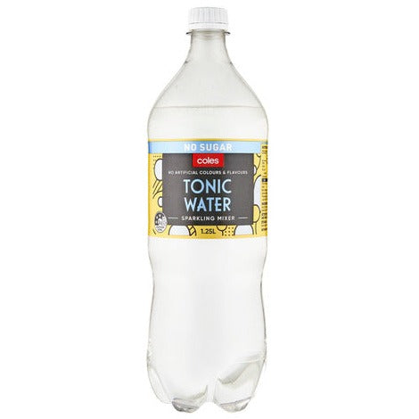 Coles Mixer Diet Tonic Diet Water 1.25L