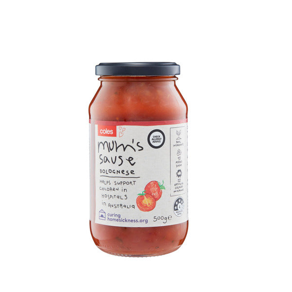 Coles Pasta Sauce Mum's Bolognese 500g