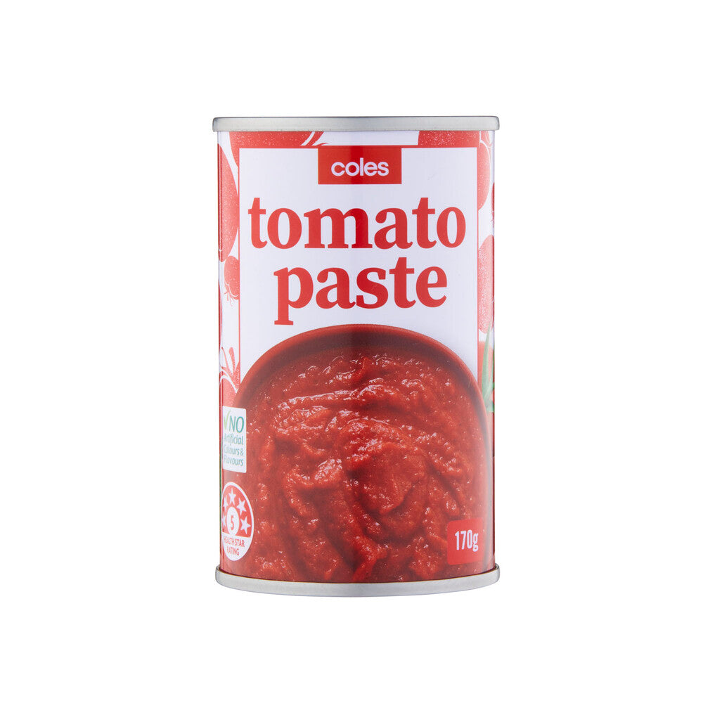 Coles Tomato Paste 170g Bunnasia