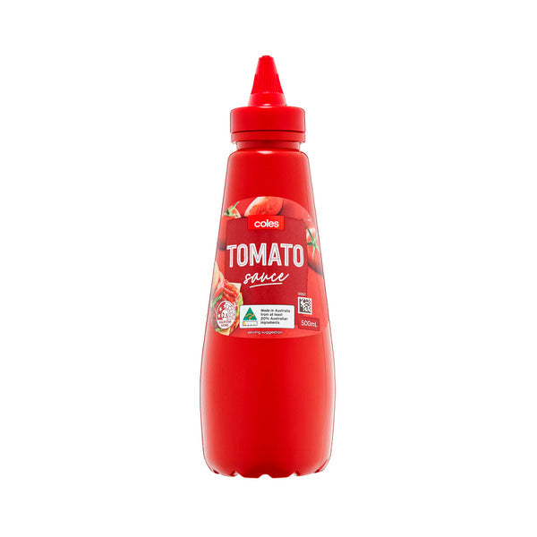 Coles Tomato Sauce Squeezy 500ml