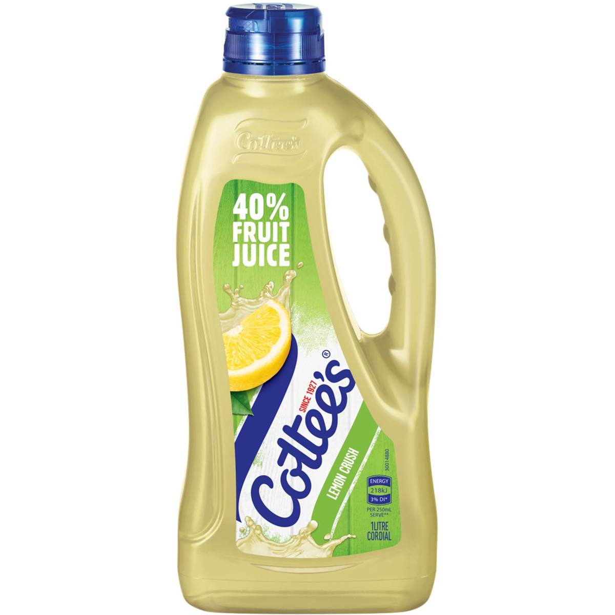 Cottee's Cordial Lemon Crush 1L