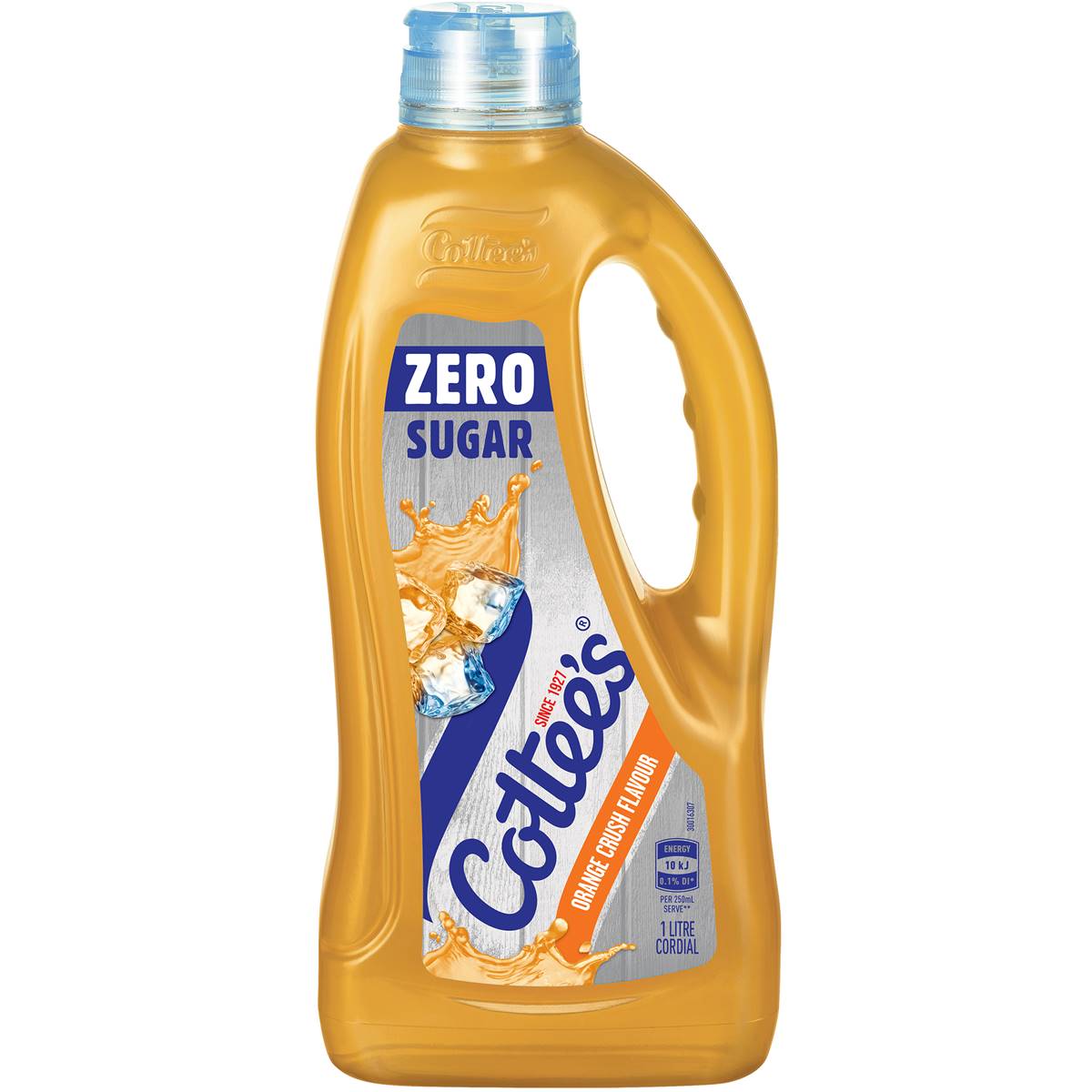 Cottee's Cordial Orange Crush Zero Sugar 1L