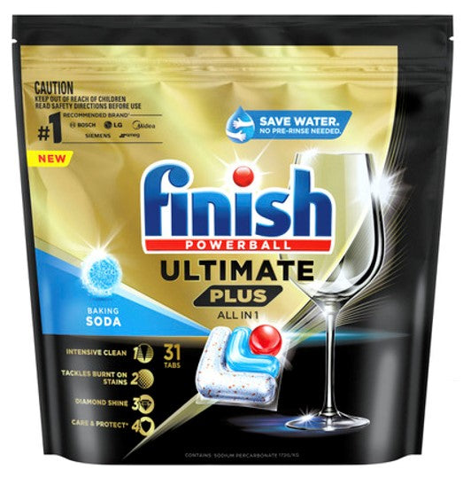Finish Ultimate Plus Baking Soda 31pk