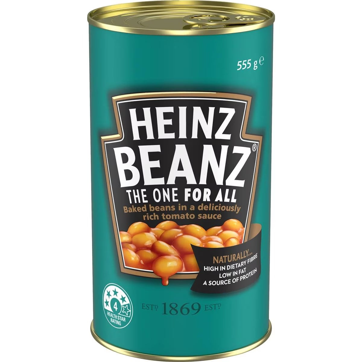 Heinz For All Baked Beans Tomato Sauce 555g