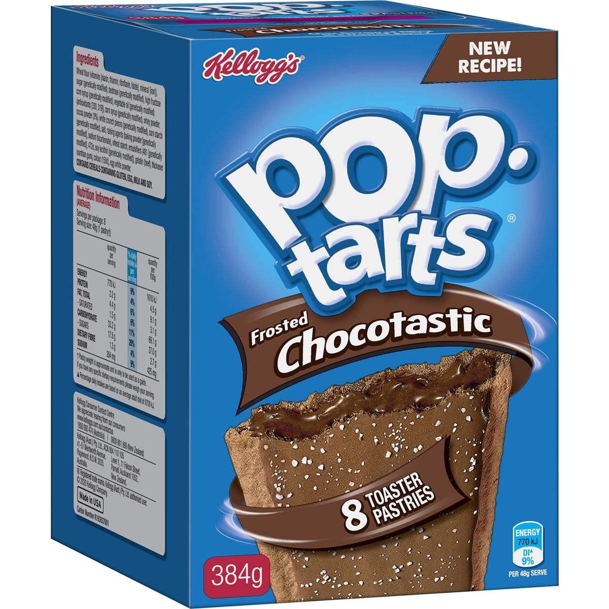 Kellogg's Pop Tarts Chocotastic (8pk) 384g