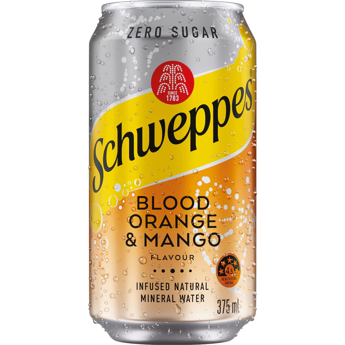 Schweppes Can (10pk) Infused Blood Orange & Mango 375ml
