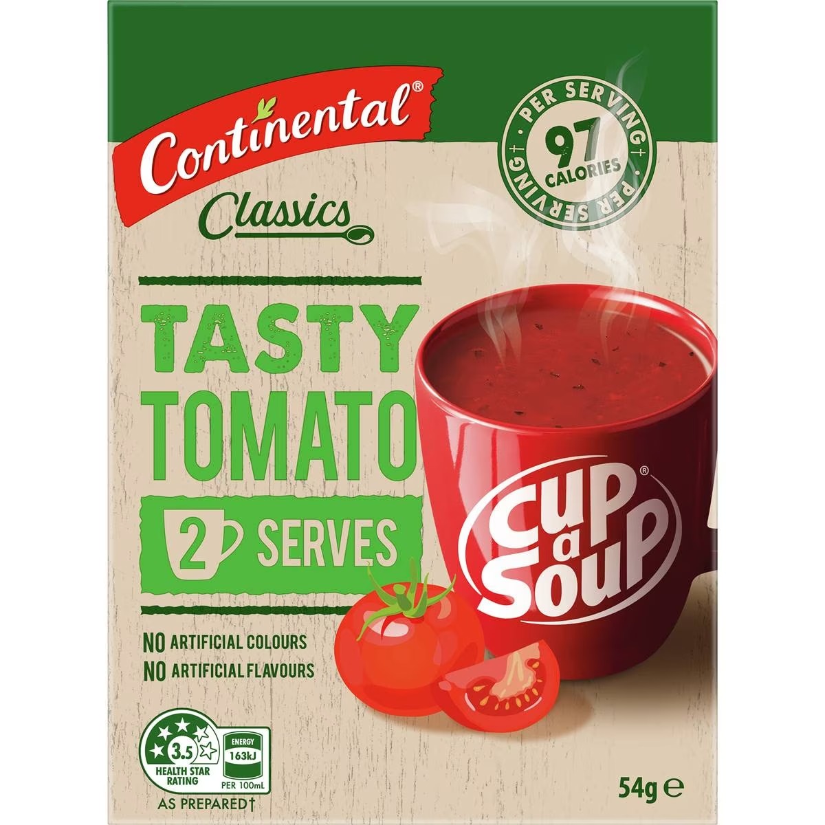 Continental Cup A Soup Tasty Tomato (2pk) 54g