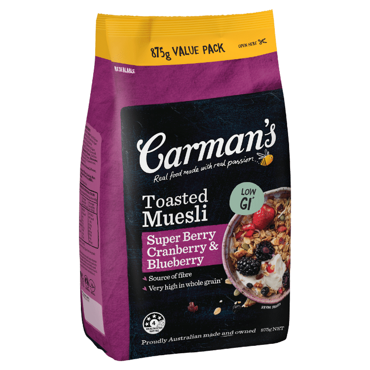 Carman's Super Berry Muesli 875g