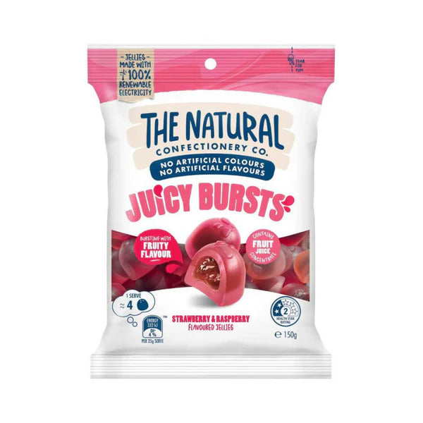The Natural Confect Co. Juicy Burst Strawberry And Raspberry