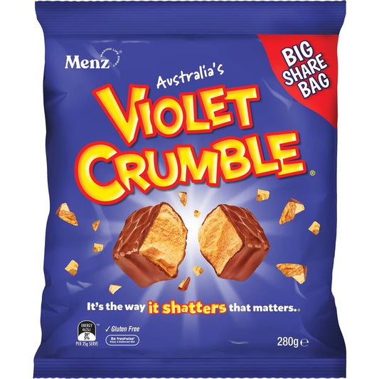 Australia's Violet Crumble Bites Original 280g