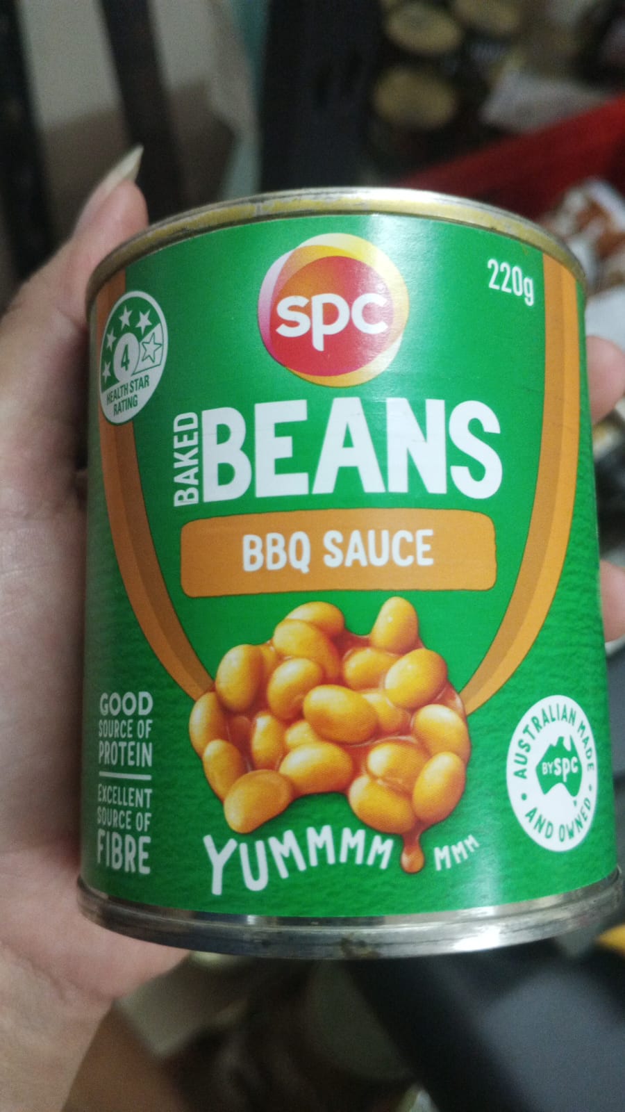 Spc Baked Beans BBQ 220g