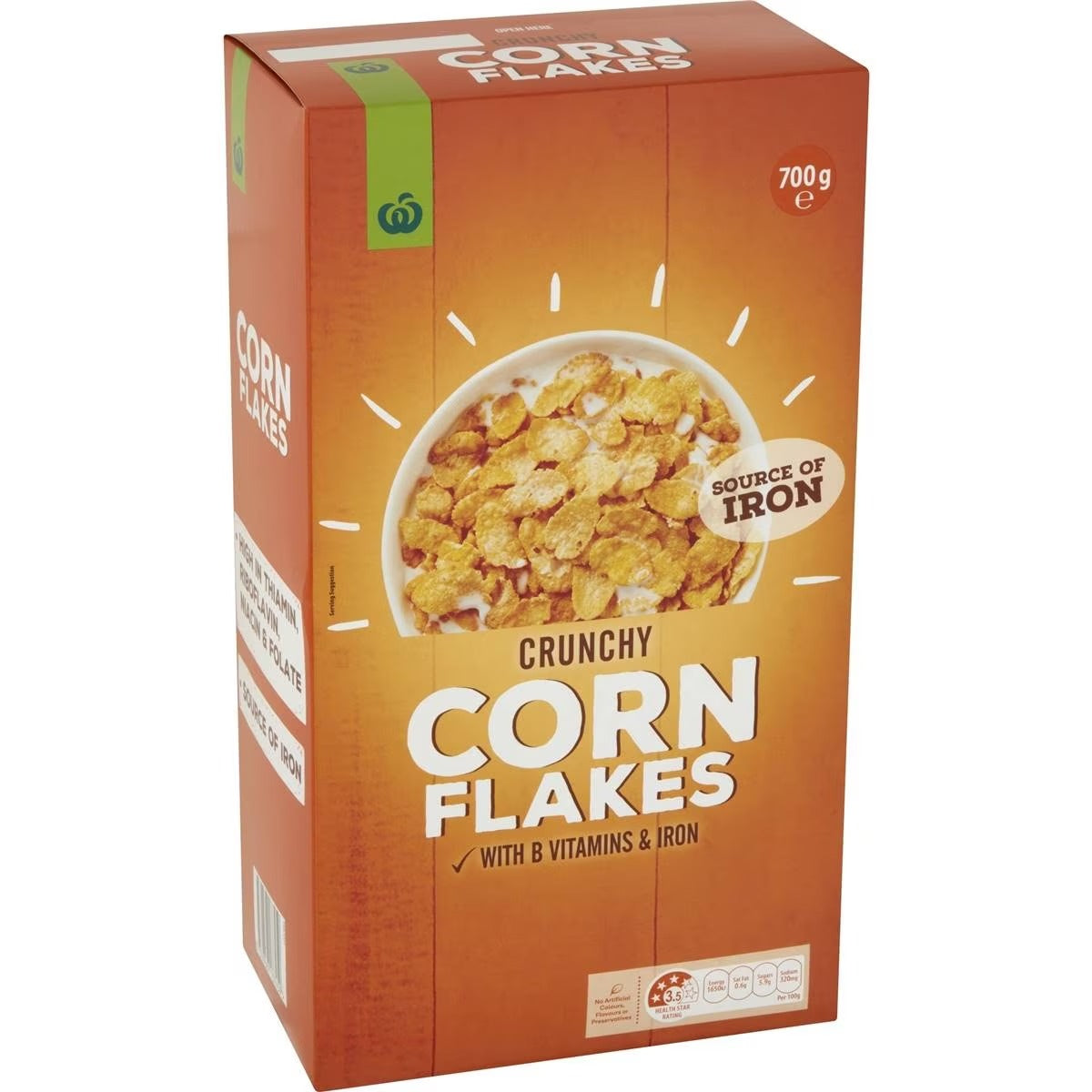 Woolworths Cereal Corn Flakes 700g