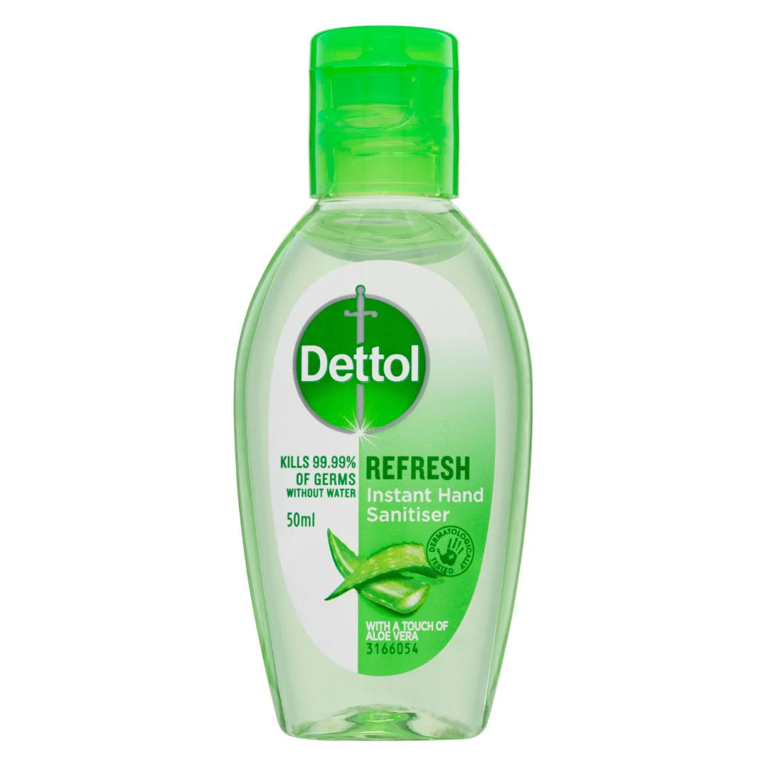 Dettol Liquid Antibacterial Instant Hand Sanitiser Refresh 50mL