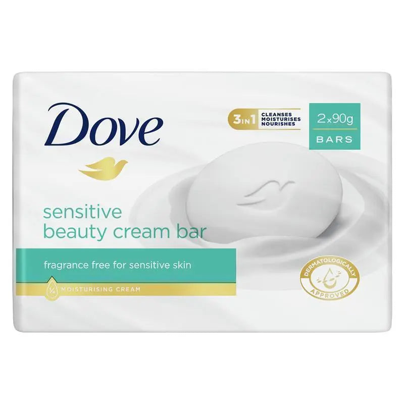 Dove Beauty Cream Bar Sensitive 90g x 2 pack
