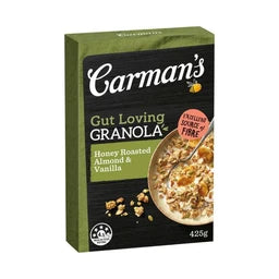 Carman's Granola Gut Loving Honey Roasted Almond & Super Seed 425g