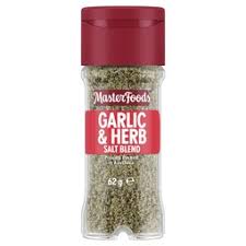 Masterfoods garlic & herb salt seasoning 62g