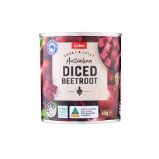 Coles Diced Beetroot 425g
