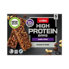 Coles Protein Bar Dark Choc 5 Pack | 200g