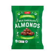 Coles Chocolate Coated Almonds 250g