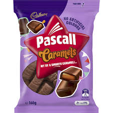 Cadbury Pascall Caramels Lollies | 160g