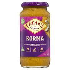 Patak's Korma Simmer Sauce Mild 450g